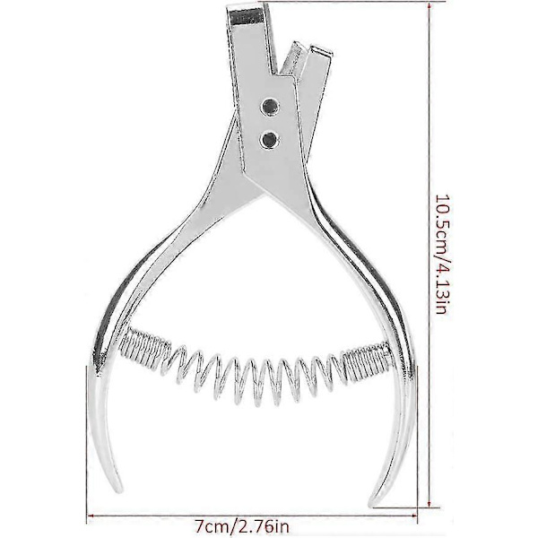 Skredderens Bevispliers, Rustfritt Stål Mønsternotcher, Designer Skredder Sy Pliers Mønstermerkeverktøy for Profesjonelle og Hjem DIY Håndverk