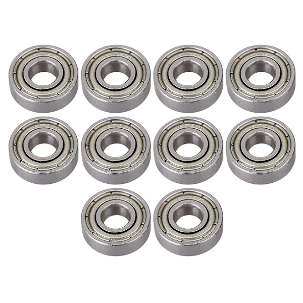 10 stk. 695ZZ Miniatyrlejer i stål 5x13x4mm Dybfurede Kuglelejer WS5375