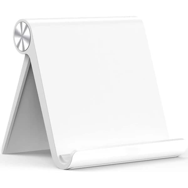 IG Tablet Holder Justerbar Bærbar Bordstander Dock Hvid