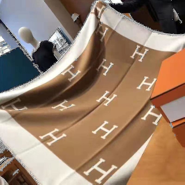 A-blanket Puterull Kastepute Kunstig Ull Kashmir Varm Sofa Rutete Teppe Shaw Coffee