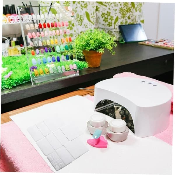 10 stk. neglekunsttrykskabelon firkantede stemplingsplader til negle DIY manicure stencils