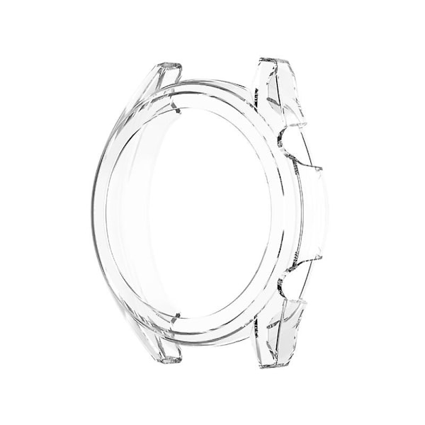 42/46mm TPU Smart Watch Bumper Case Skyddande Skal för Huawei Watch GT 2 Transparent Pink 42mm