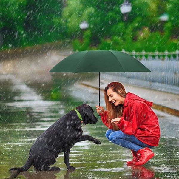 6 revben mini reseparaply, starkt paraply hopfällbart paraply Vindtätt  regnparaply Lättvikts små kompakta paraplyer för kvinnor (grön) e46e |  Fyndiq