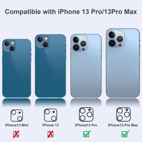 iPhone 13 Pro / 13 Pro Max linsebeskyttelse 3-pak Transparent