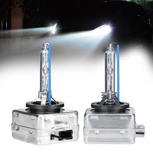 2 stk D3S 8000K 35W Xenon frontlys Høy lysstyrke IP68 Vanntett Bil LED frontlys