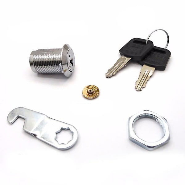 Postilaatikon lukko, nokka lukko kaappiin Kirjelaatikko Lokero Laatikko Ovi Kaappi 2 avaimella 16mm