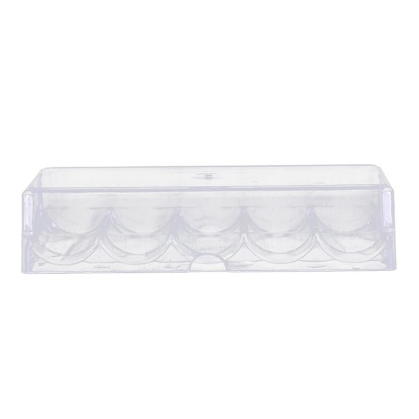 1pc Transparent Storage Box Transparent Game Chip Container Chips Organizer