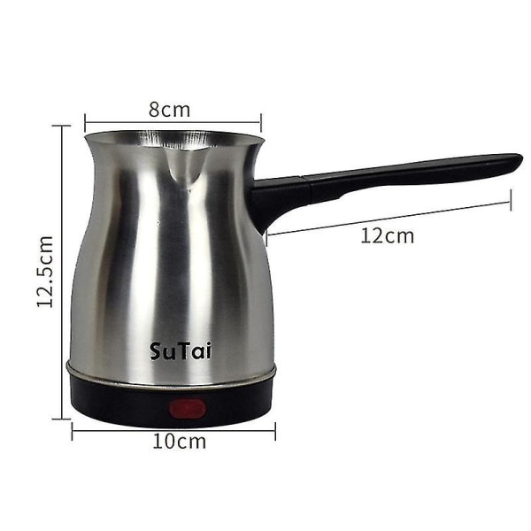 Sokany Electric Coffee Maker Pot Melk Gresk Tyrkisk Espresso Percolator 800ml