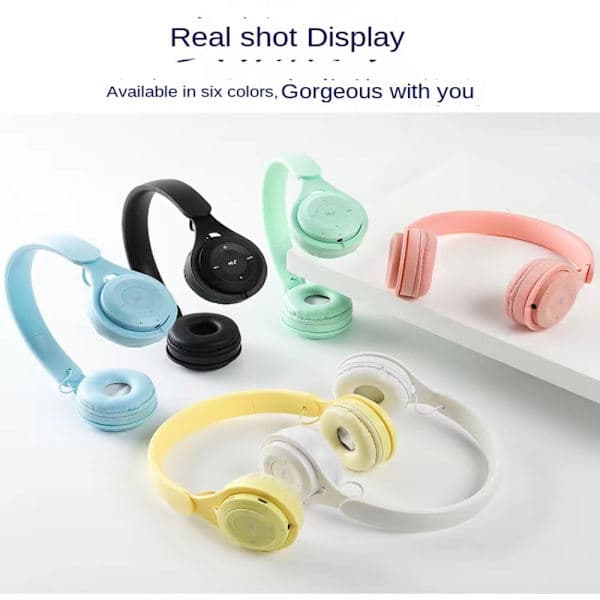 Langattomat Bluetooth-kuulokkeet Pink