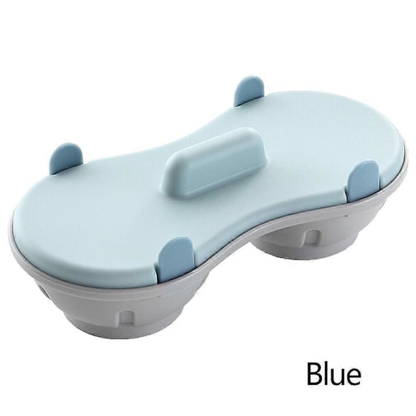 Mikrovågsugns Perfekt Dubbel Kopp Ägg Pocherare Gratis Kokkärl Äggkokare Ångkokare Blue