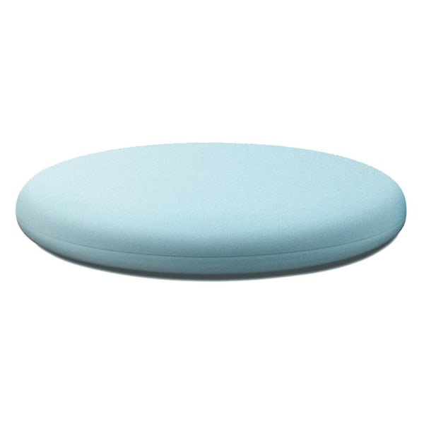 Rundt Memory Foam Pude Komfortabel Åndbar Polstret Skammelbetræk Vaskbar Måtte Til Hjem Soveværelse Light Blue 40cm