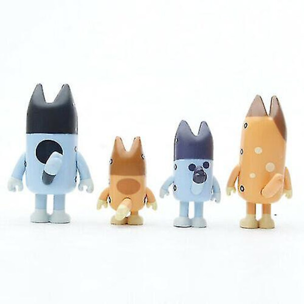12 stk. Bluey Familie og venner Actionfigurer Model Legetøjssæt Børnegave