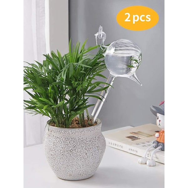 Plante-drypper, glas plantevandingskugle, automatisk plantevandingskugle, automatisk vandingssystem til indendørs og udendørs planter 2snails