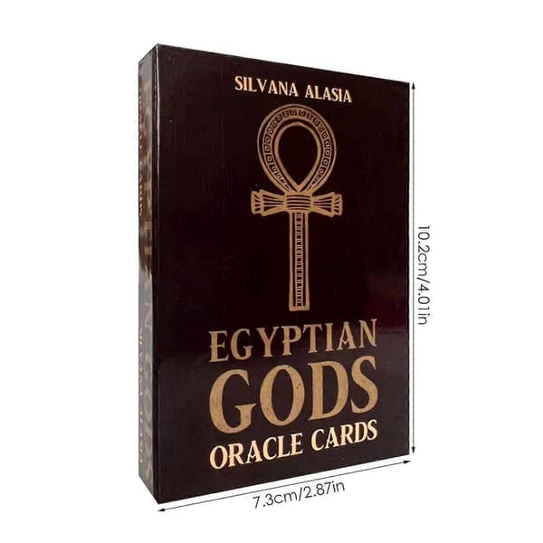 ÆGYPTISKE GUDER Oracle Kort Sæt Tarot Kort Sæt Multilingual ny