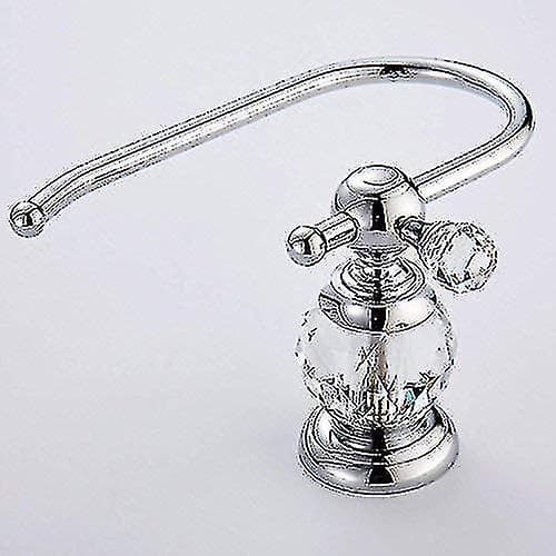 Crystal Series Messing Toiletpapirholder, Poleret Krom