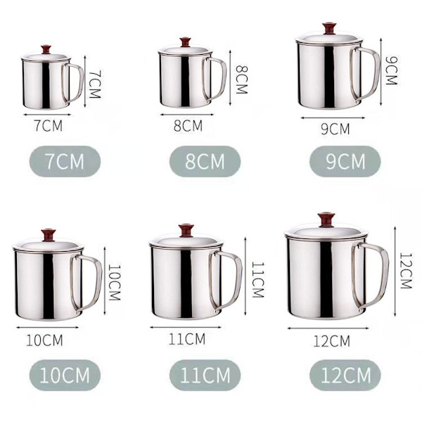 Kaffemugg Tedrickskopp 8CM 8cm 8cm