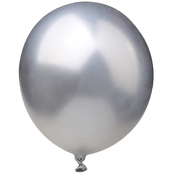60 st ballongbåge rosa vit silver latex transparent