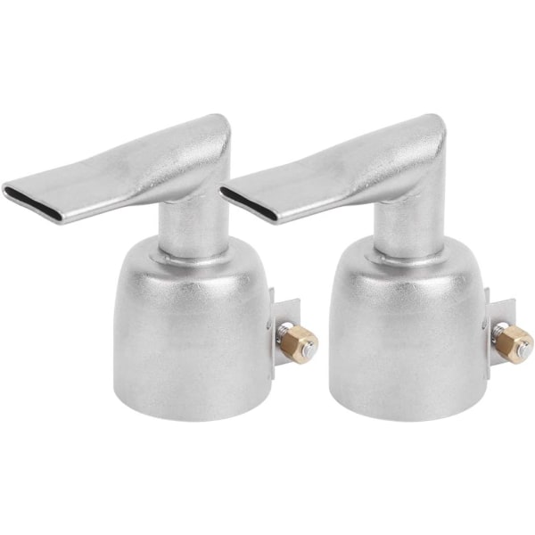 2pcs 20 mm 90 Degree Angled Wide Slot Weld Nozzle for Plastic Welding Nozzle Hot Air Heat Gun