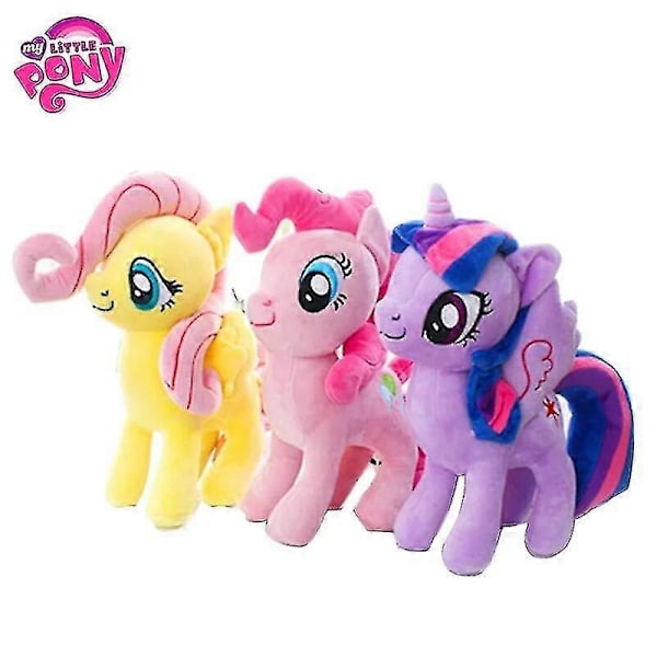22-40 cm My Little Pony Leksak Gosedjur Pinkie Pie Rainbow Dash Film TV Enhörningsleksaker Friendship Is Magic För Flickor Presenter Apple Jack 22cm