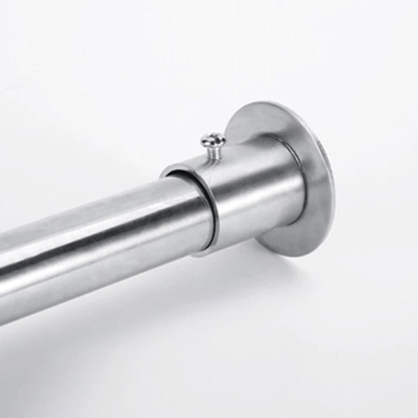 Stål Garderobestang Holder Sokkel Endestøtte For Garderobestang 25mm