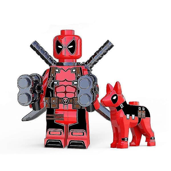 8-pak Avengers Serie Deadpool Actionfigur Samlebyggesten Model Legetøj U