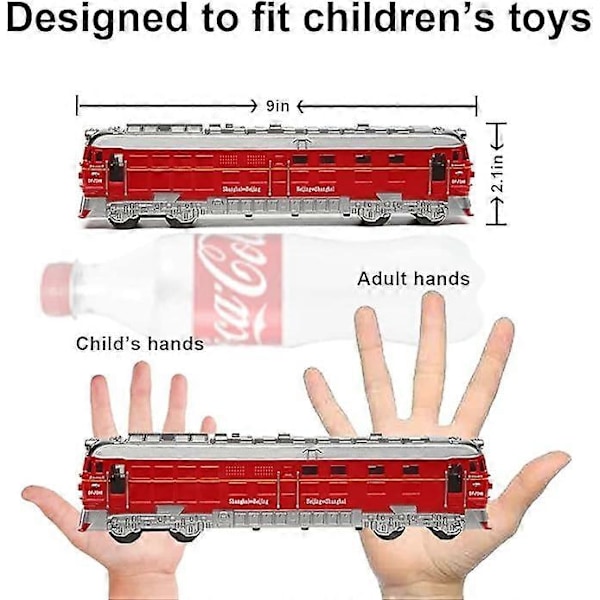 Tog Bullet Mini Leke med Lyd og Lys - Leketog for Småbarn 3 4 5 6 7 År Gamle Gutter Klassisk Leke Gave til Ferier, Bursdager eller Jul B