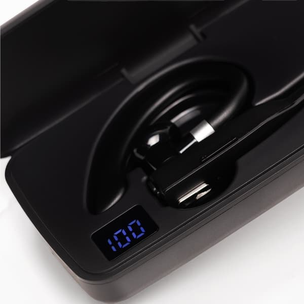 Forever trådløst headset BH-100 med opladningsetui sort