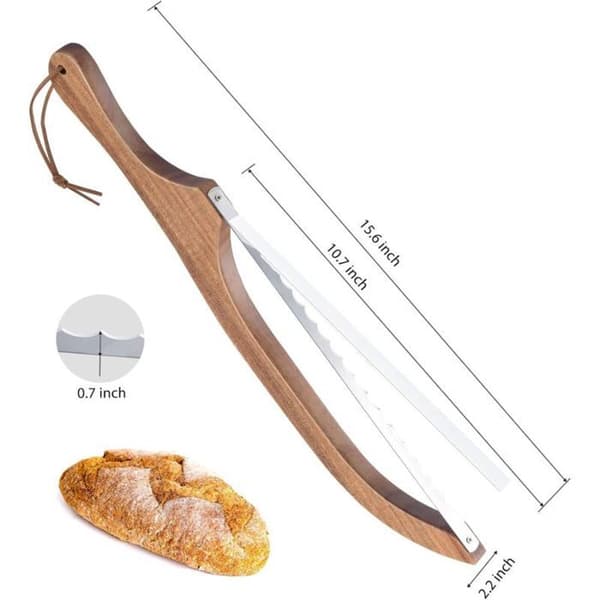 Baguette-/brødskærer – Akacietræ