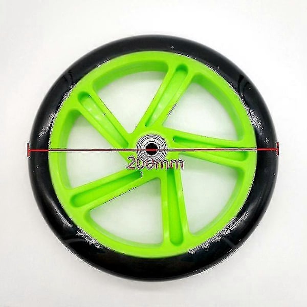 2 kpl Sähköpotkulaudan Pyörät 200 mm PU-Materiaalia Pyörän Paksuus 30 mm ABEC-7 Laakerit Sähköpotkulaudan Tarvikkeet