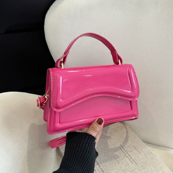 Skuldervesker Messenger Bag ROSE RØD roserød rose red