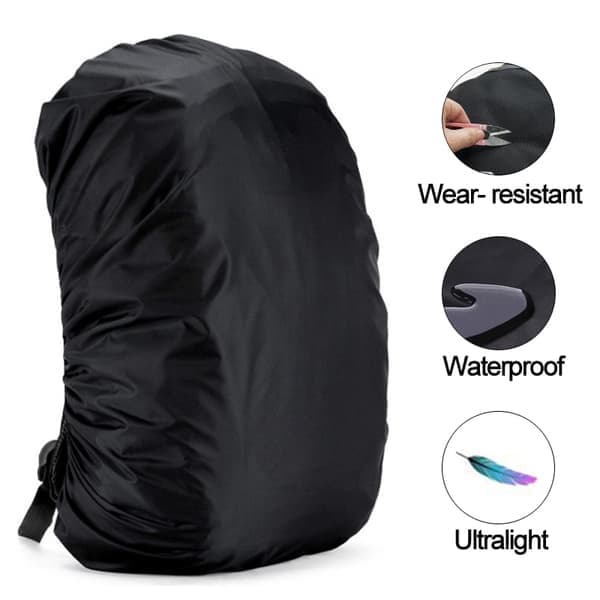 Regnslag til rygsæk Sort XL/60-70 l Sort XL/60-70 l
