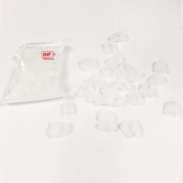 Gitarr fingerskydd silikon 25 st Transparent Transparent