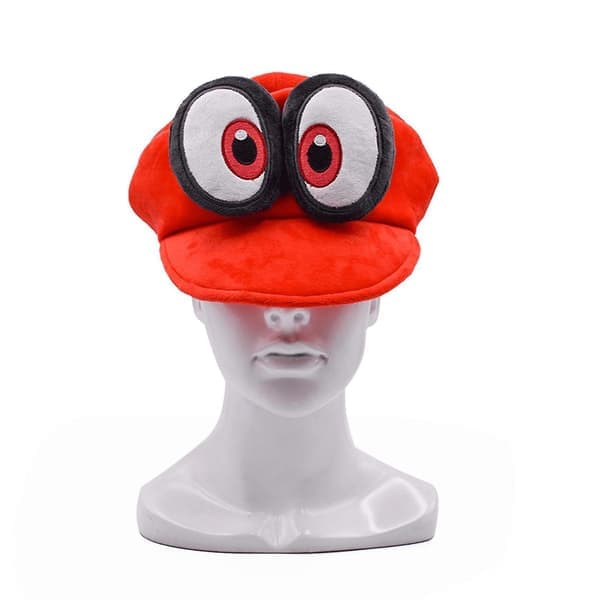 Super Mario Odyssey Cappy Hat Cosplay Kostume Tilbehør Børn Voksne Anime Unisex Rollespils Hat