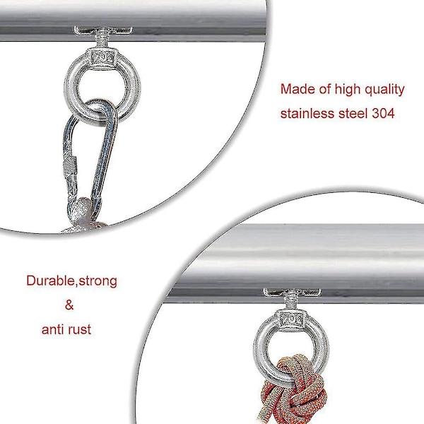 2x rustfrie markiseskinnestoppere stopper bobil campingvogn campingvogn