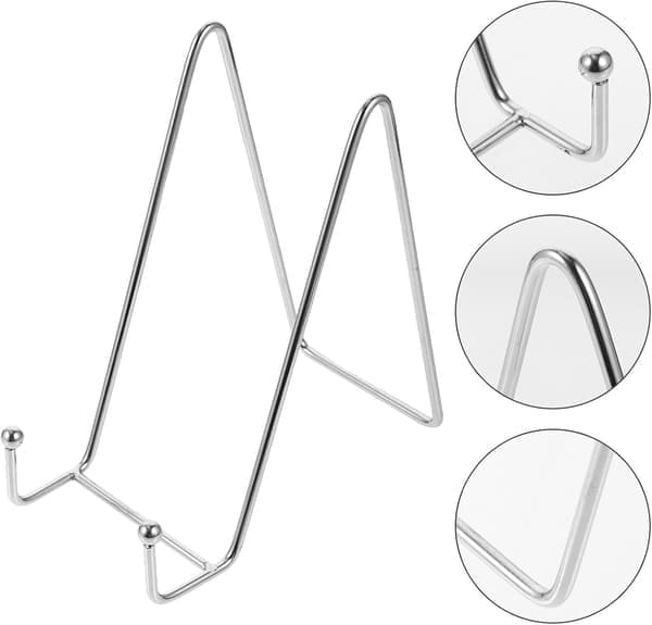Bokhylle i metallplate for utstilling med solid jernramme Minimalisme