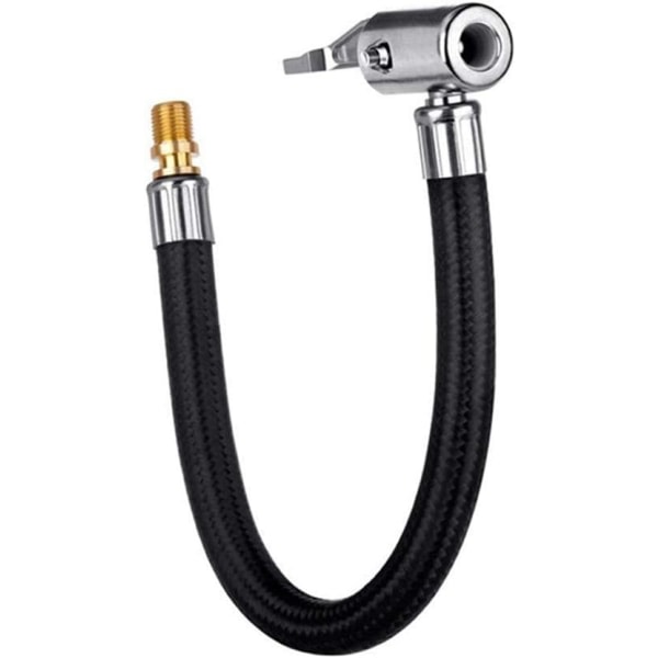 20CM däckuppblåsningsslangadapter, flätad däckuppblåsningsslang