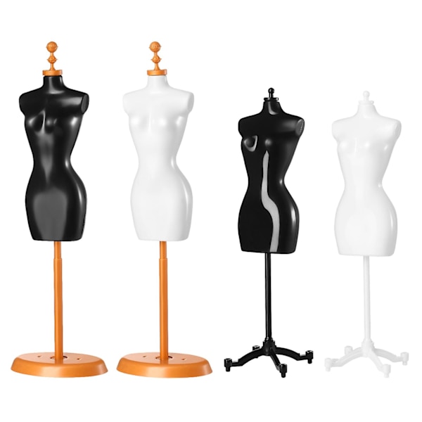 Justerbar Stativ Miniature Diy Tilbehør Kjole Stativ Kjole Form Mannequin Mannequin Model Stativ Dukke Tøj Display Stativ