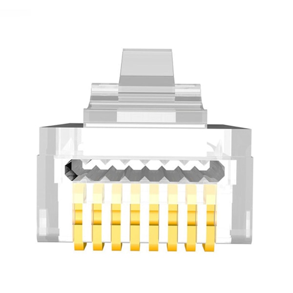 CAT6 CAT5E Verkkopistokkeet Lan-liittimet Cat 6 UTP Ethernet -kristallipistokkeelle Six categories