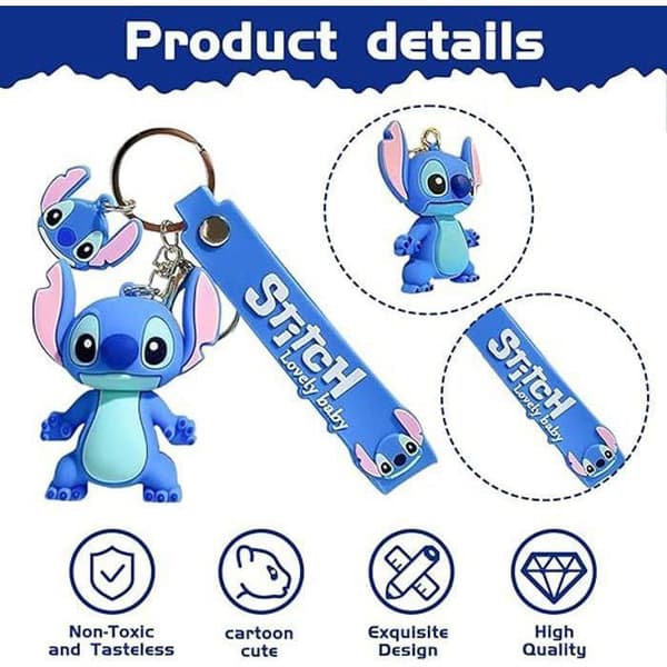 Nyckelring / Dekorativ accessoar – Blå, 1-pack