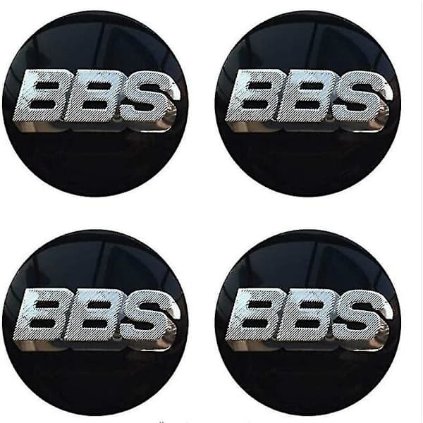 BBS-pyörännavan suojuksen tunnus 4 kpl sarja 65mm BBS-auton suojuksen logo tarra auto