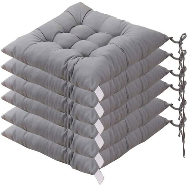 Stolputer - TANDE - 40x40 cm - Polyester - 6 stk - Interiørkomfort