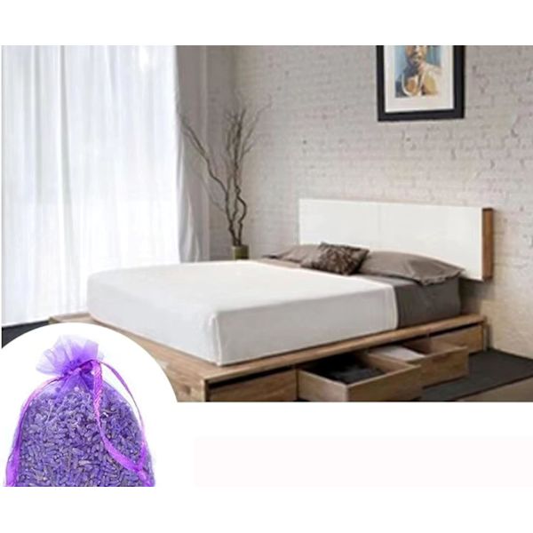 100% naturliga doftpåsar med lavendel, garderobsfräschare och naturlig doft för lådor, garderobsmalsskyddande deodorant (25 påsar)