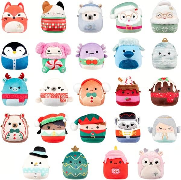 Micromallows Squishmallows 24-dagars adventskalender med leksaker
