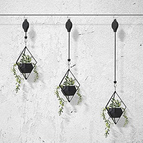 4-pack Trädgårds Infällbara Krokar Blomkruka Krokar Växthängare Kraftiga Växtrullkrokar