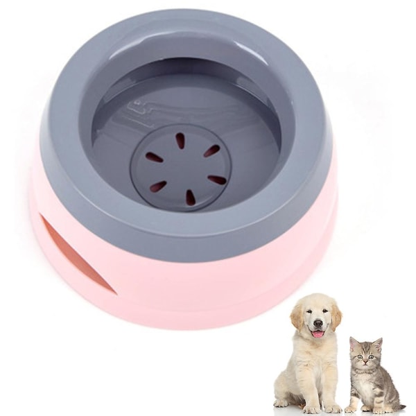 No Spil Dog Water Bowl kompatibel med hjem og rejser, ikke flere våde gulve