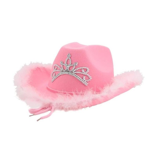 Barbie Powder Denim Hat 3-delat set Barbie Powder Crown Denim Hat Feather Edge Letter Denim Hat Barbie Powder Hat Black