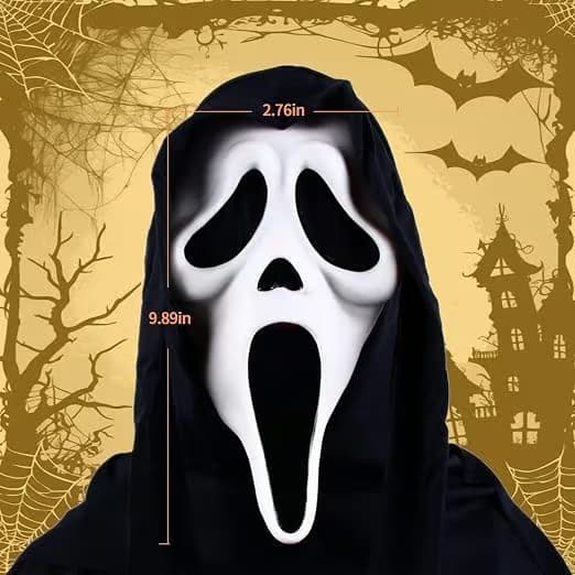 Ghost-mask (COD MWII) Halloween-dekorationer/maskeradtillbehör