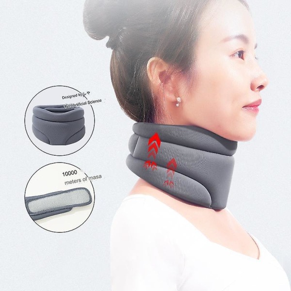 Cervicorrect Neck Brace By Healthy Lab Co, Cervikal Neck Brace To Stop Snorken (sort)