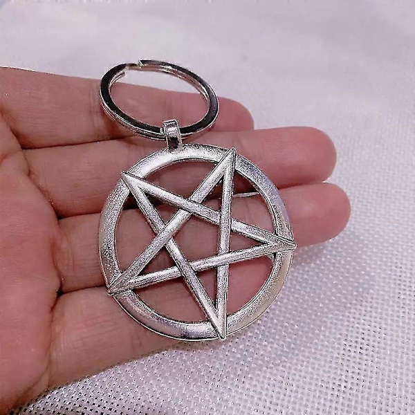 Mode Inverteret Pentagram Vedhæng Satanisk Symbol Halskæde Unisex Amulet Smykker