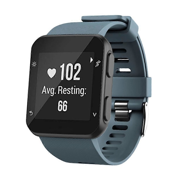 Silikone Urrem Til Garmin Forerunner 35 Blue Grey